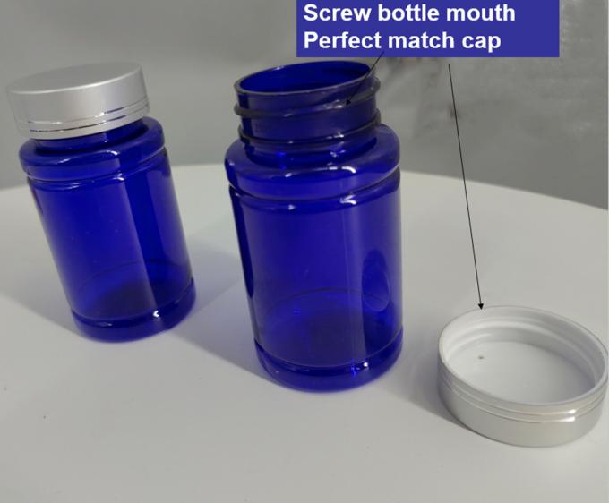 Custom OEM Wholesale Cheap Pet Capsule Container 120ml Empty Supplement Vitamin Capsule Pill Plastic Bottle