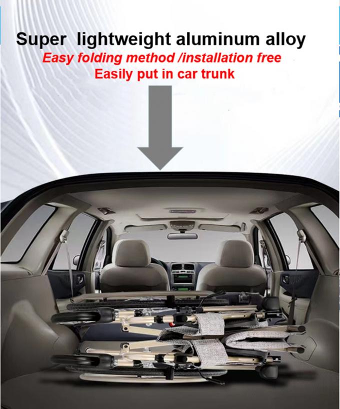 Hot Sales Extra Wide 200kg Weight Load Aluminum Alloy Large Manual Wheelchair for Disabled