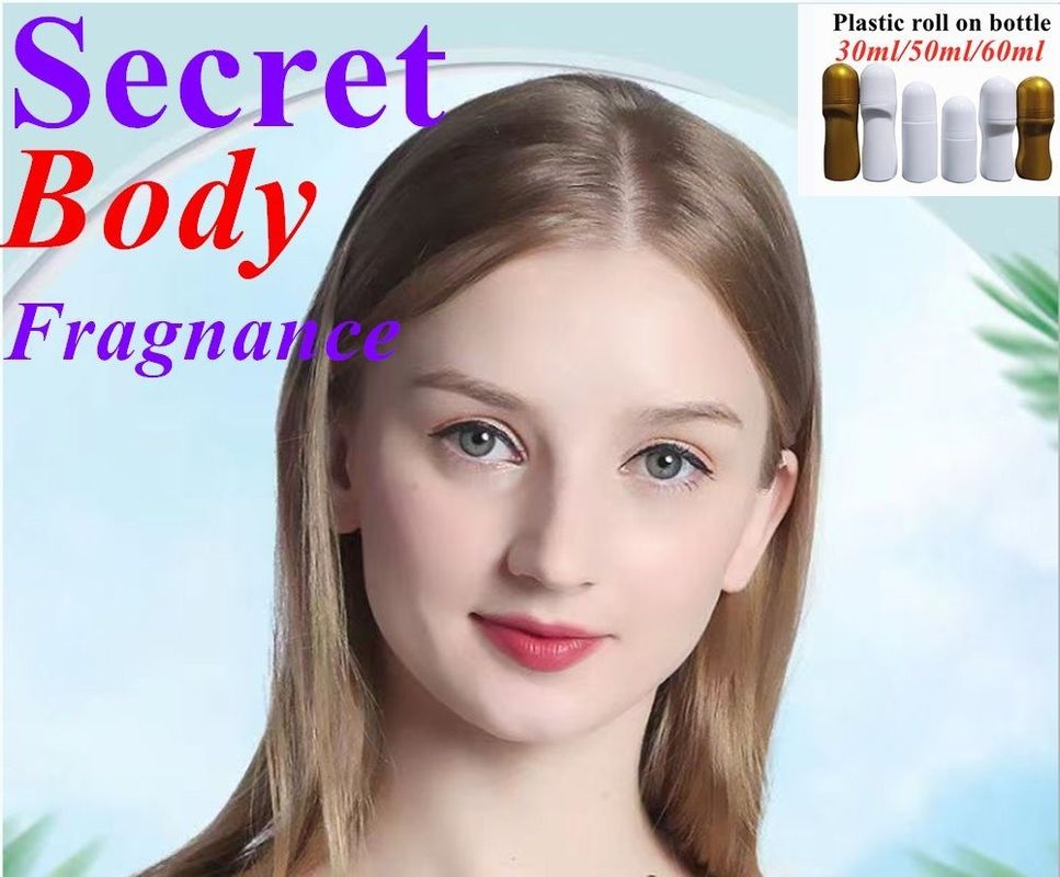 30 ml 50 ml 60 ml Wit PE Plastic Deodorant Fles Leeg Hervulbare rol op flessen voor Parfums Zweetrol op fles