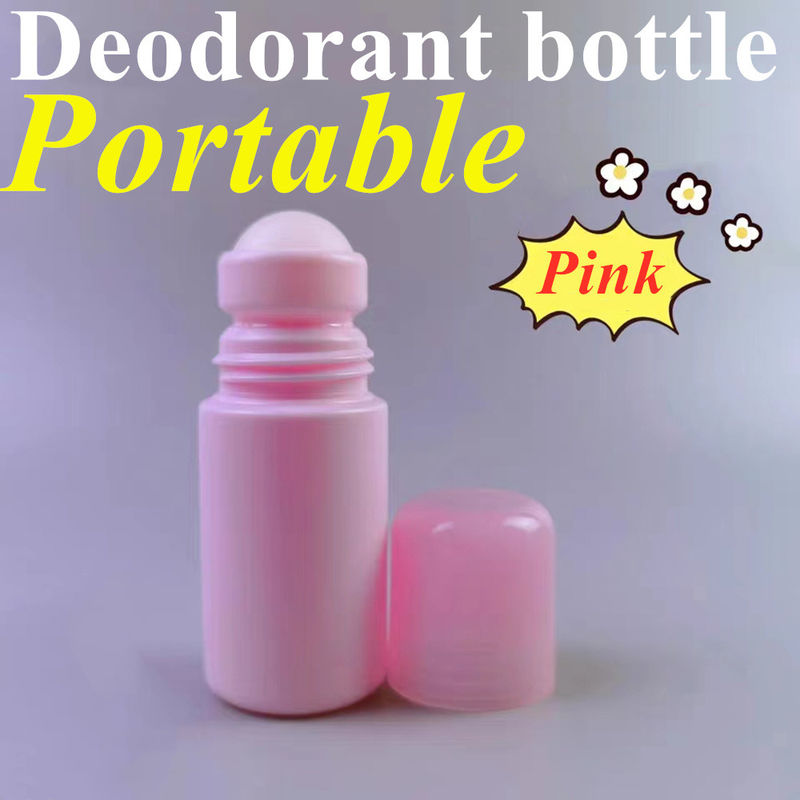 Zomer Custom Latest Design 30 ml 50 ml 60 ml Hervulbaar wit HDPE deodorant Plastic Roll op fles