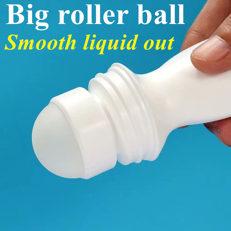 Zomer Custom Latest Design 30 ml 50 ml 60 ml Hervulbaar wit HDPE deodorant Plastic Roll op fles