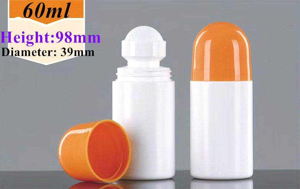 30 ml 50 ml HDPE Plastic Leeg Deodorant Essentiële Olie Rol op Plastic Fles Lichaamgeur Parfum Plastic Roller op Fles