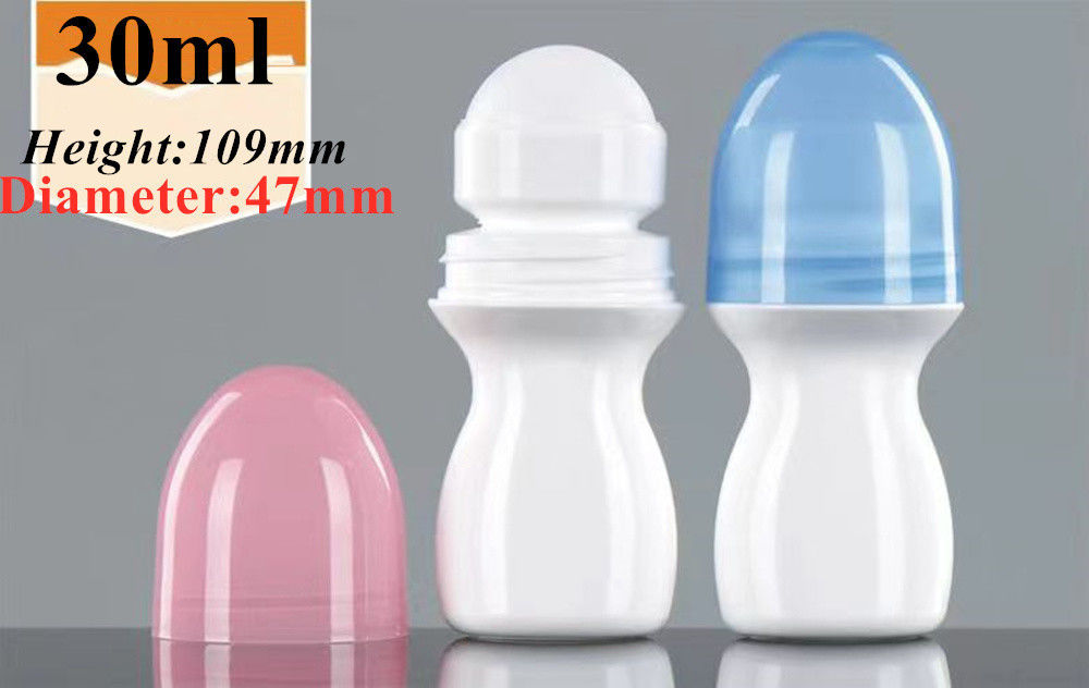 30 ml 50 ml 60 ml Hervulbare lege essentiële oliën Parfumrol op fles Plastic Roller op fles met Plastic Roller Ball