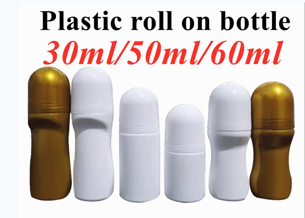 30 ml 50 ml 60 ml Hervulbare lege essentiële oliën Parfumrol op fles Plastic Roller op fles met Plastic Roller Ball