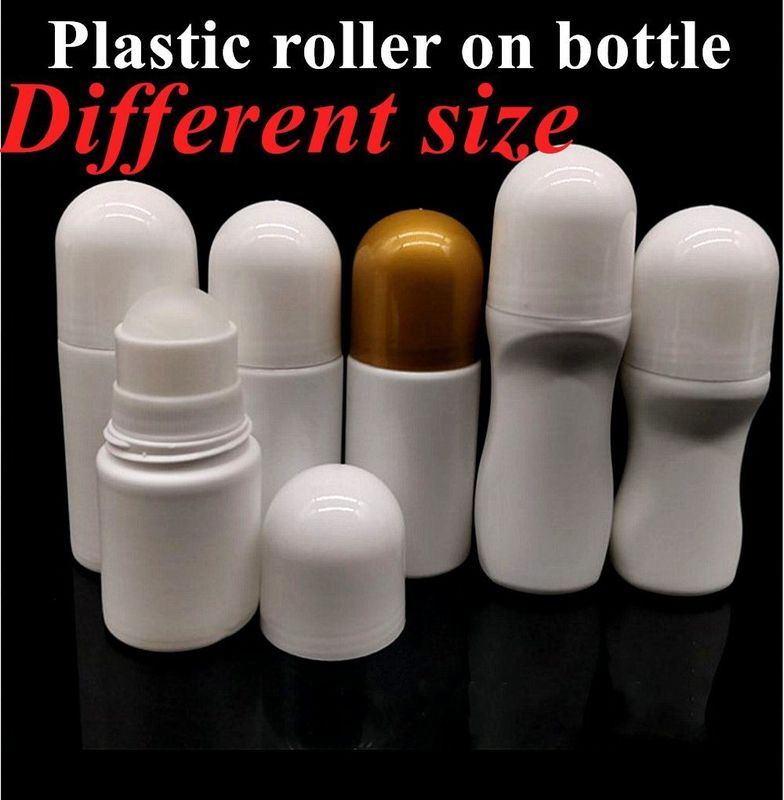 30 ml 50 ml 50 ml 60 ml HDPE plastic rol op flessen voor essentiële oliën met PP rolballen