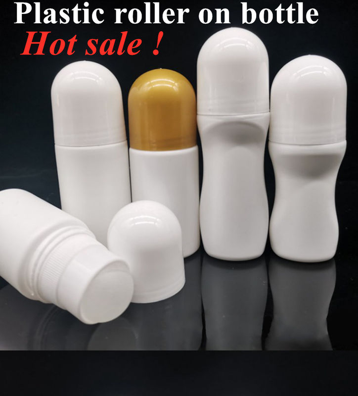 30 ml 50 ml 50 ml 60 ml HDPE plastic rol op flessen voor essentiële oliën met PP rolballen