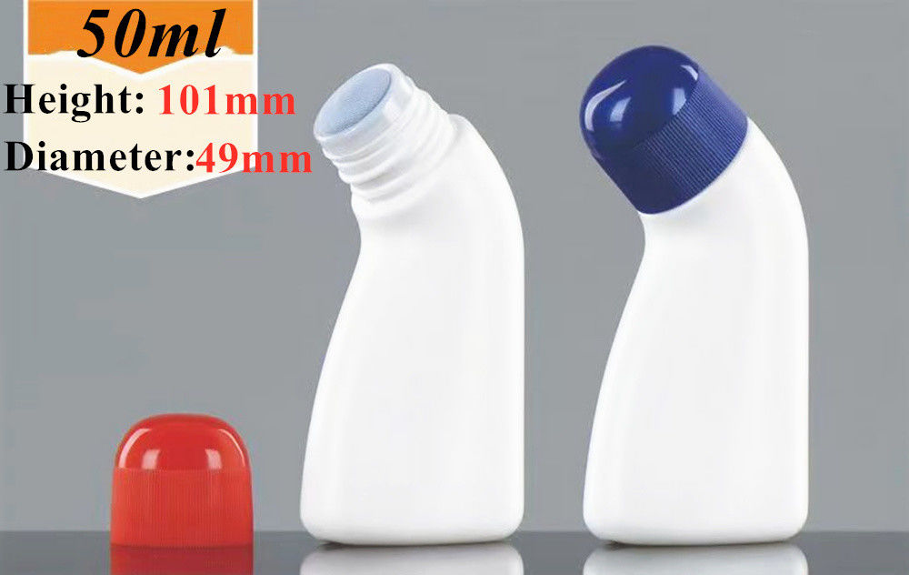 30 ml 50 ml HDPE zonnebrandcrème voor lichaamsverzorging lege essentiële olie Plastic deodorantfles met rolbal voor lichaamsgeur