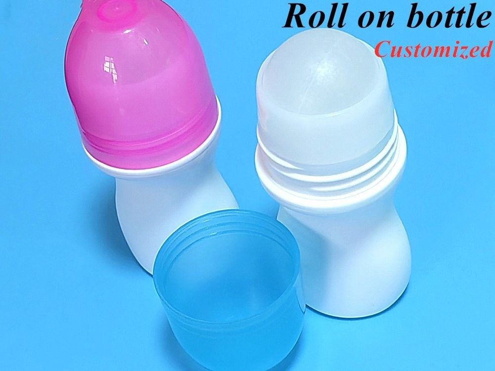 50 ml PE lege rolbal Geurige lichaamfles Antitranspirantfles lege plasticfles Rol op deodorantfles