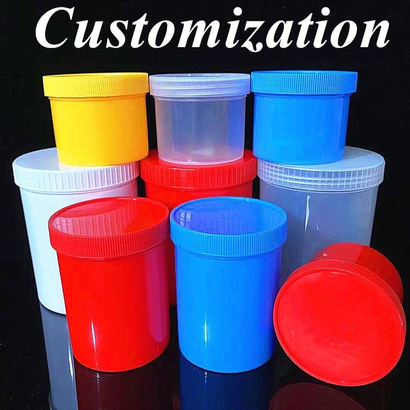250 ml 500 ml 950 ml Cosmetische gelaatscrème pot Oog haar lichaam Crème pot lege crème container PP Plastic Cosmetische pot