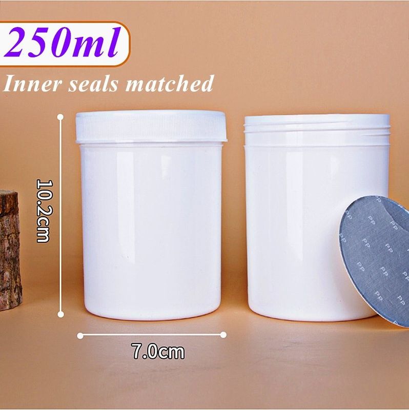Verpakking van cosmetische producten 250 ml 500 ml Wit Zwart Blauw PP Plastic Cosmetic Cream Jar Cosmetic Cream Plastic Container