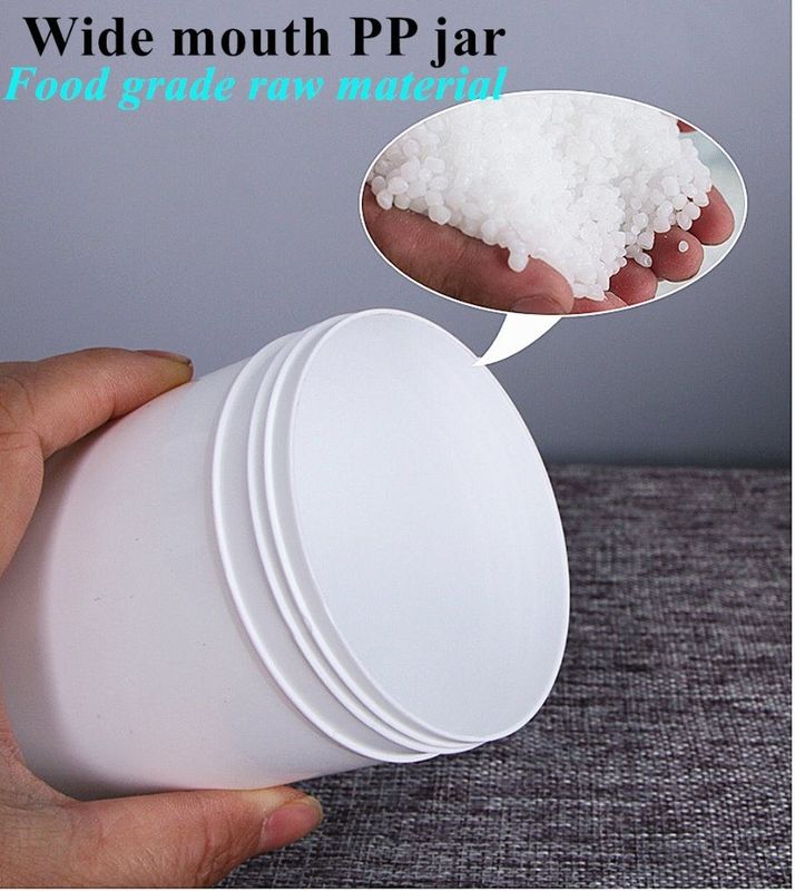 Verpakking van cosmetische producten 250 ml 500 ml Wit Zwart Blauw PP Plastic Cosmetic Cream Jar Cosmetic Cream Plastic Container