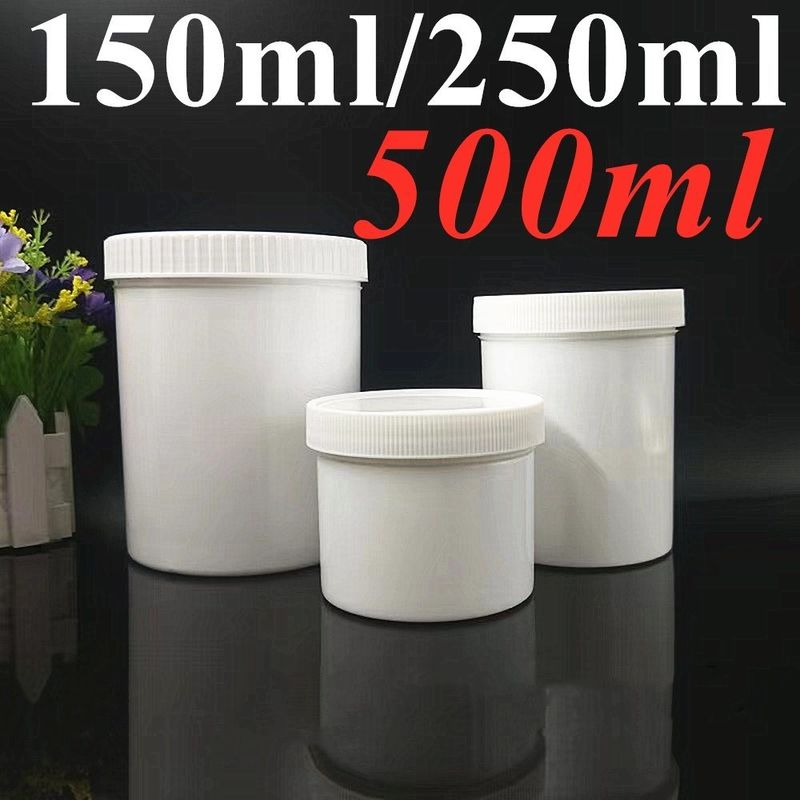 Cosmetische verpakking Huidverzorging Grootte Kleur Aanpassing 150g 250g 500g PP Cosmetische plastic pot Hervulbare cosmetische pot
