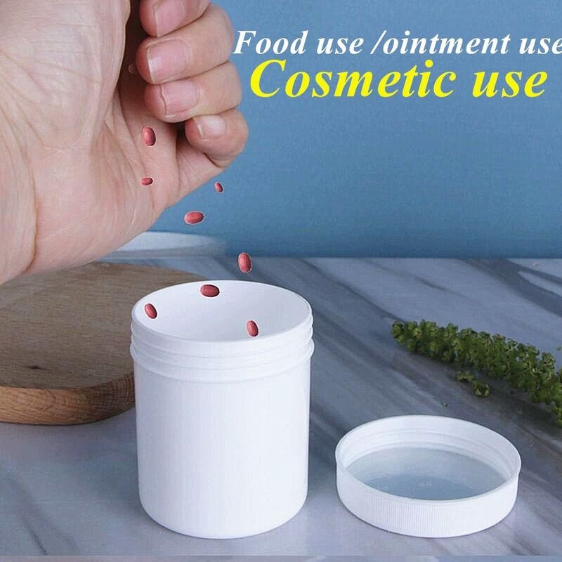 Luxe 150g 250g 500g 1000g Leeg Wit Zwart Blauw Translucent Cosmetisch Gezicht Lichaam Lotion Dubbelwand PP cosmetische pot