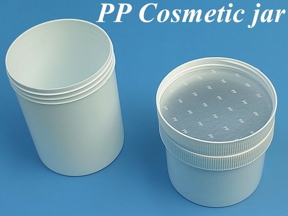 5oz 8oz 17oz Wit Zwart Blauw Rood Cosmetische Verpakking Creme Plastic Container PP Plastic Beauty Cream Jar