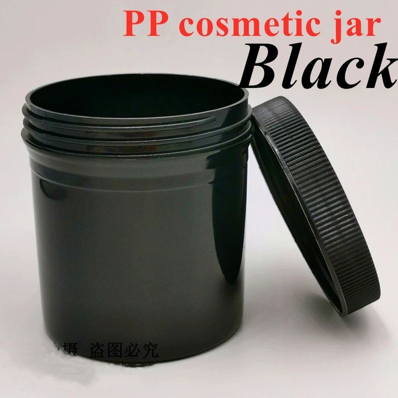 250 ml 8 oz 500 ml 950 ml 1000 ml PP Plastic Cosmetics Clear Translucent White Pot Plastic Ointment Creme Jar met Schroefkap