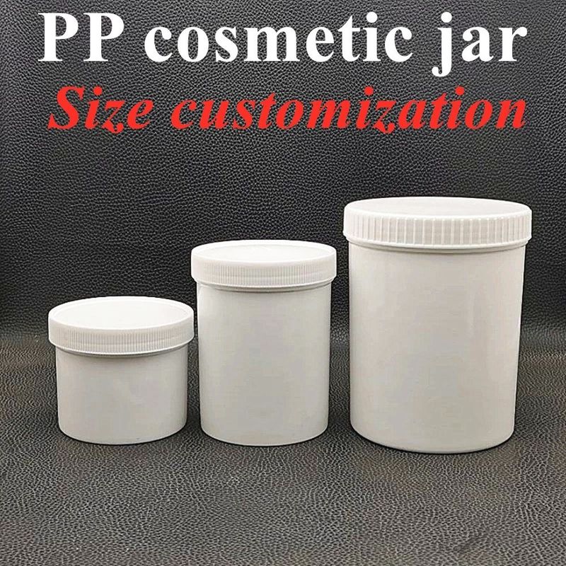 150 ml 250 ml 500 ml Wit Zwart Blauw Rood Brede mond Crème cosmetische pot PP cosmetische pot Flessen Plastic zalf Crème pot