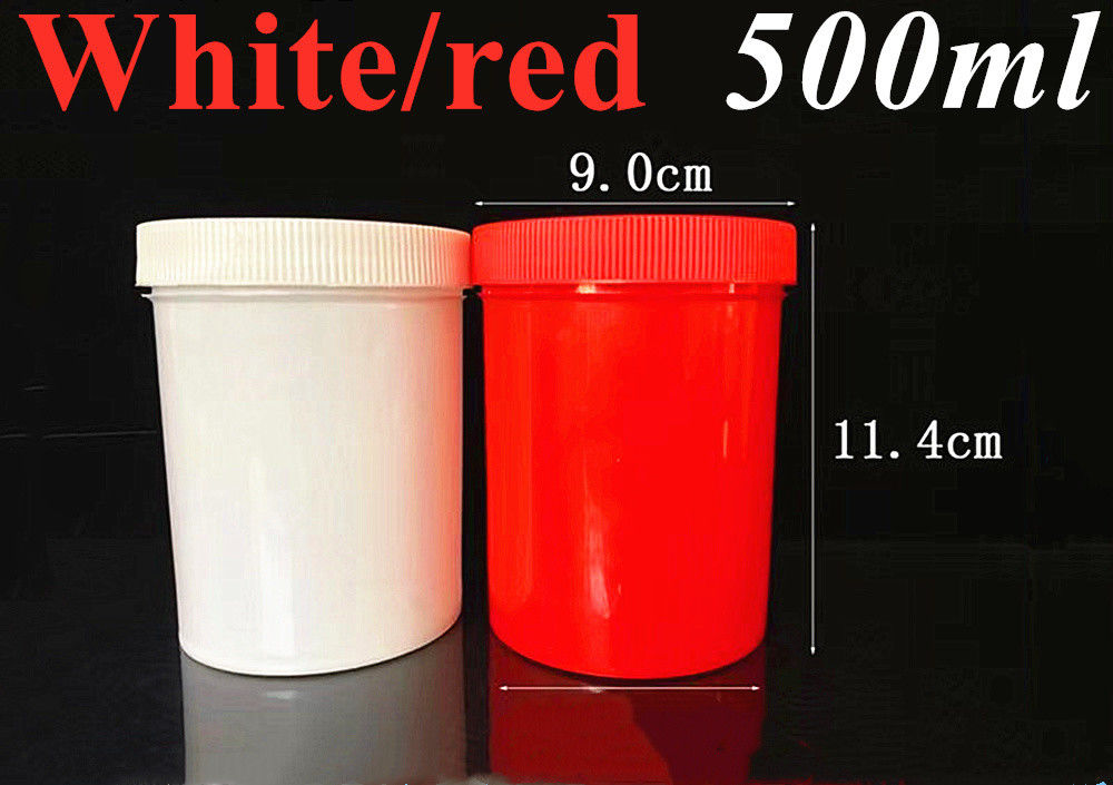 150g 250g 500g Leeg Zwart Wit Blauw Rood Translucent Eénwandse PP Plastic Cosmetische Huidverzorging lichaamslotion cosmetische pot