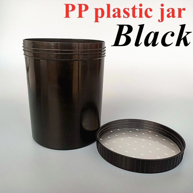 150g 250g 500g Leeg Zwart Wit Blauw Rood Translucent Eénwandse PP Plastic Cosmetische Huidverzorging lichaamslotion cosmetische pot