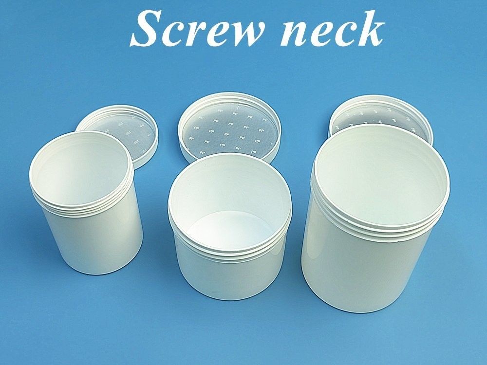 PP Plastic Cream Jar lege gezichtscrème container 250g 500g lege cosmetische pot Lip Scrub container Haar PP cosmetische pot