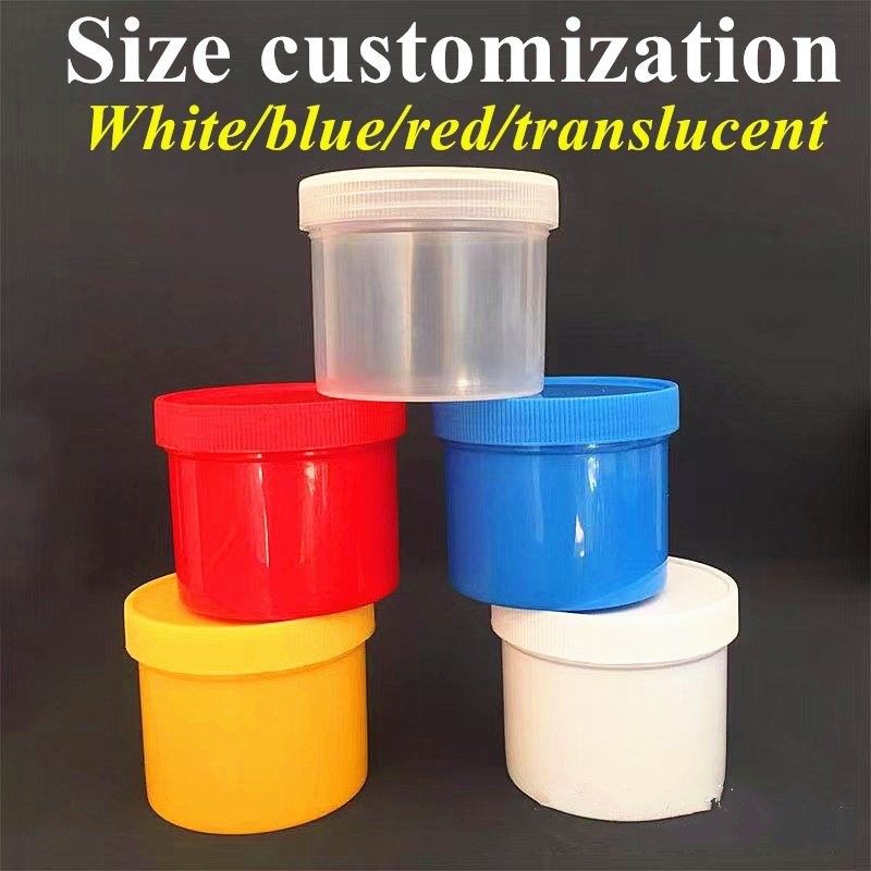 150 ml 250 ml 500 ml cosmetische crème Plastic container pp cosmetica verpakking crème pot met plastic PP schroef dop