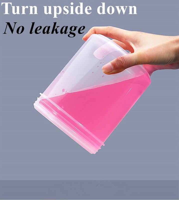 Duidelijk Translucent Breed Mond 250 ml 500 ml PP Plastic Cosmetische Jar Cosmetische Verpakking Haar Wax Lichaam Scrub Cosmetische Jar