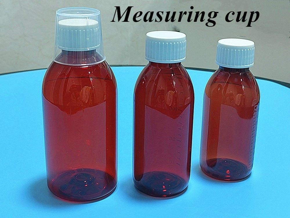 3oz 4oz 5oz huisdier Farmaceutische container Amber Ronde Farmaceutische medicijnen orale vloeibare siroop fles