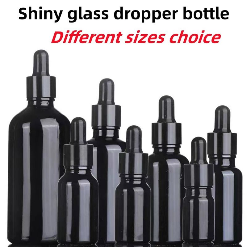 5 ml 10 ml 15 ml 30 ml donkerviolet Glas Serum Fles voor huidverzorging Cosmetische verpakking Glasdruppelfles met pipetdop