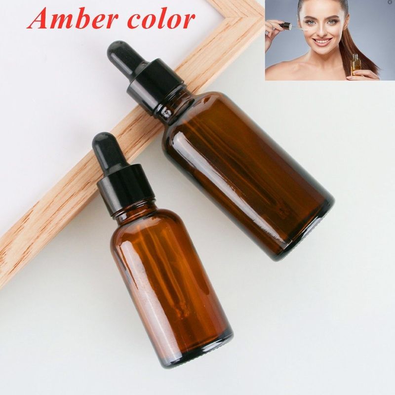 Cosmetica Huidverzorging 10ml 20ml 30ml 50ml 100ml Leeg Ronde Essentiële Olie Glas Dropper Fles