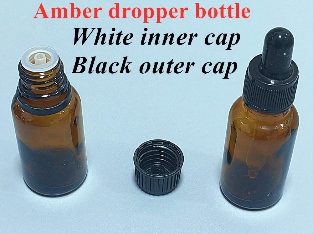 30 ml 50 ml 60 ml 100 ml Haar oliën Serum Baard olie Amber Bruin lege ronde essentiële olie Glas dropper fles