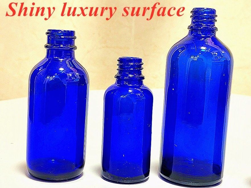 20 ml 30 ml essentiële olie serum huidverzorging cosmetische verpakking fles Cobal Blauw Glas Dropper Fles met Dropper