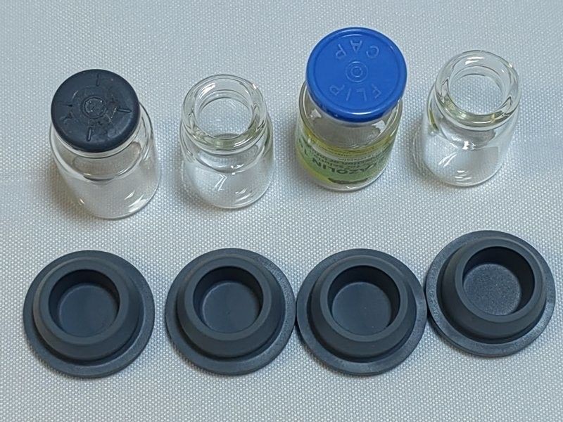 13 mm 20 mm medisch geschikt silicium gebromeerd butylbutyle rubber stopper voor gevloeide glazen flacon fles