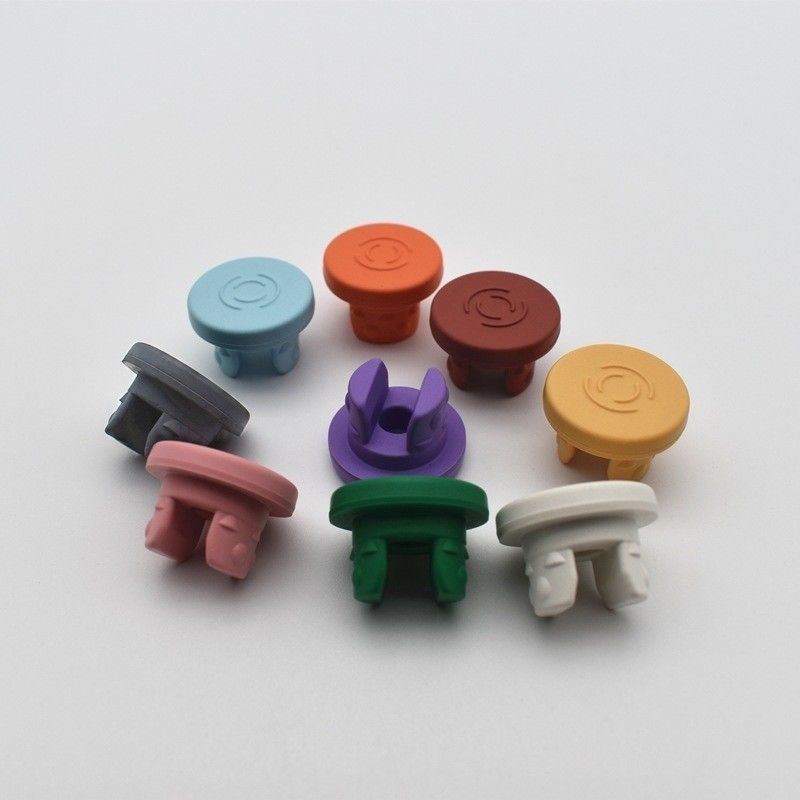13mm 20mm 28mm Medisch Butyl Rubber Grijs Rood Blauw Farmaceutisch Bromobutyl Plug Rubber Stopper