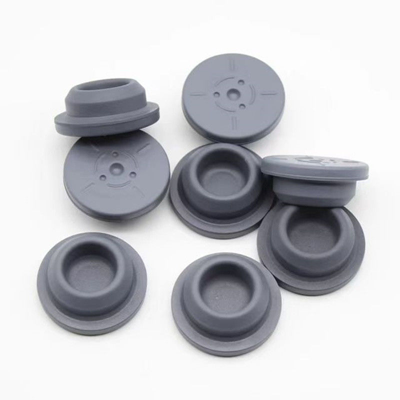 13mm 20mm 32mm Medisch Grijs Lyophilizatie Butylrubber Stopper voor glas Injectieflacons infusiefles