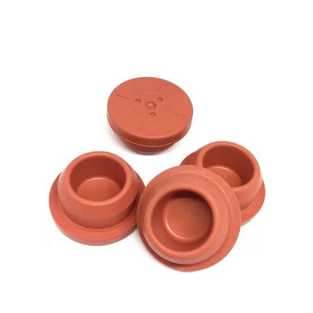 13mm 20mm 32mm Medisch Grijs Lyophilizatie Butylrubber Stopper voor glas Injectieflacons infusiefles
