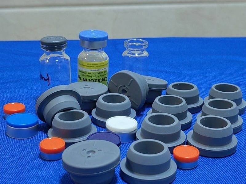 13mm 20m 28mm 32mm Lyophilization glas Flessen Medisch grijs Butyl rubber Stopper voor glasfles Glas infusiefles
