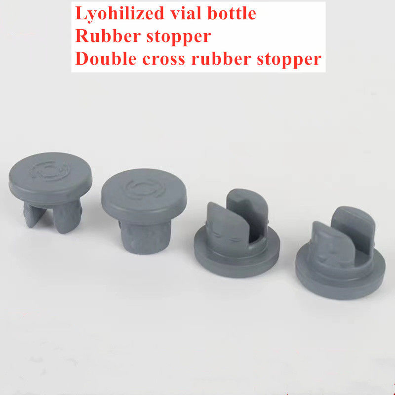 13mm 20m 28mm 32mm Lyophilization glas Flessen Medisch grijs Butyl rubber Stopper voor glasfles Glas infusiefles
