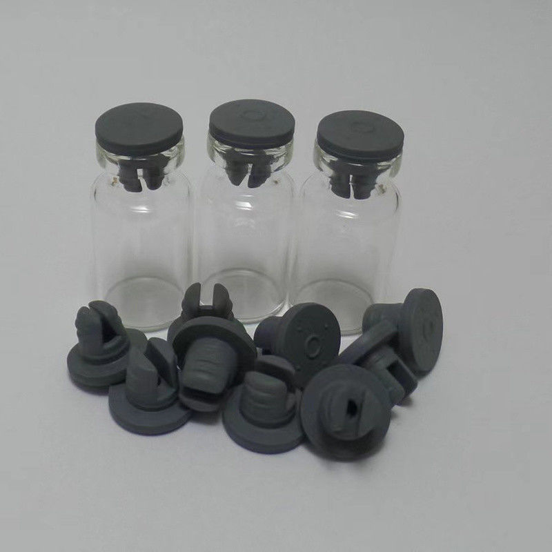 GMP-conformiteit 13mm 20mm 23mm 28mm 32mm Steriele ronde medische butylrubberstop voor glazen infusiefles