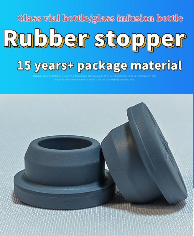 Vries gedroogd glas injectieflacon Glas groot volume infusiefles Gebruik Bromobutyl Butyl Chlorobutyl Rubber Stopper