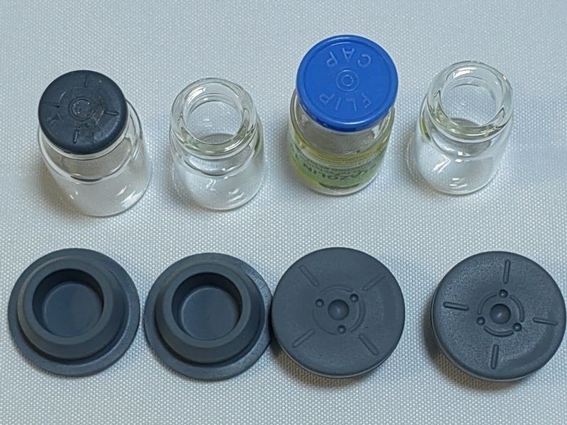 Vries gedroogd glas injectieflacon Glas groot volume infusiefles Gebruik Bromobutyl Butyl Chlorobutyl Rubber Stopper