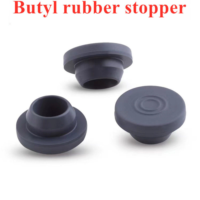 13mm 20mm 28mm Steriele medische gebroomde rubberstop voor glas Injecteerbare flacon Antibiotica Fles