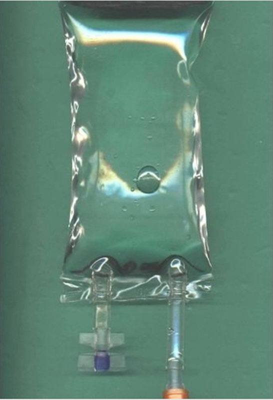 250 ml 500 ml samengestelde PVC-infuuszak Grote volume Wegwerpbare intraveneuze vloeistof onder druk IV-transporterende oplossing zak