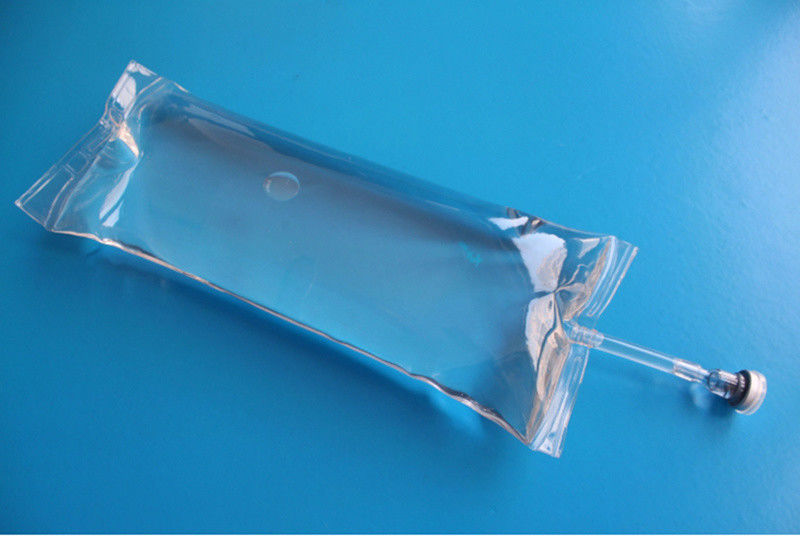 100 ml 250 ml 500 ml enkelpoort dubbelpoort medisch PVC lege IV infusiezak met stopper pvc iv vloeistofzak
