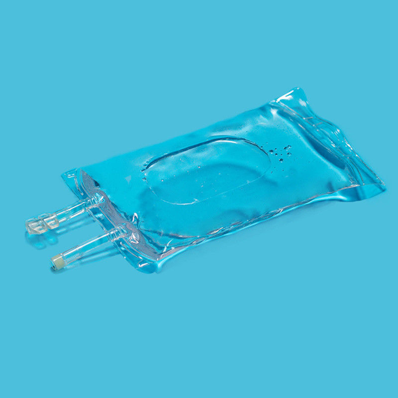 100 ml 250 ml 500 ml enkelpoort dubbelpoort medisch PVC lege IV infusiezak met stopper pvc iv vloeistofzak