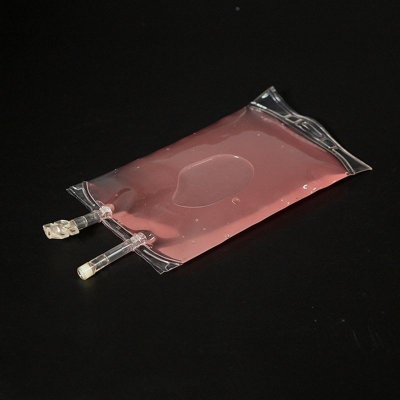 500 ml IV oplossing medische vloeistof zak Dubbele buis infuus zak Niet-DEHP lege IV zak Single Port met vlinder draai-of