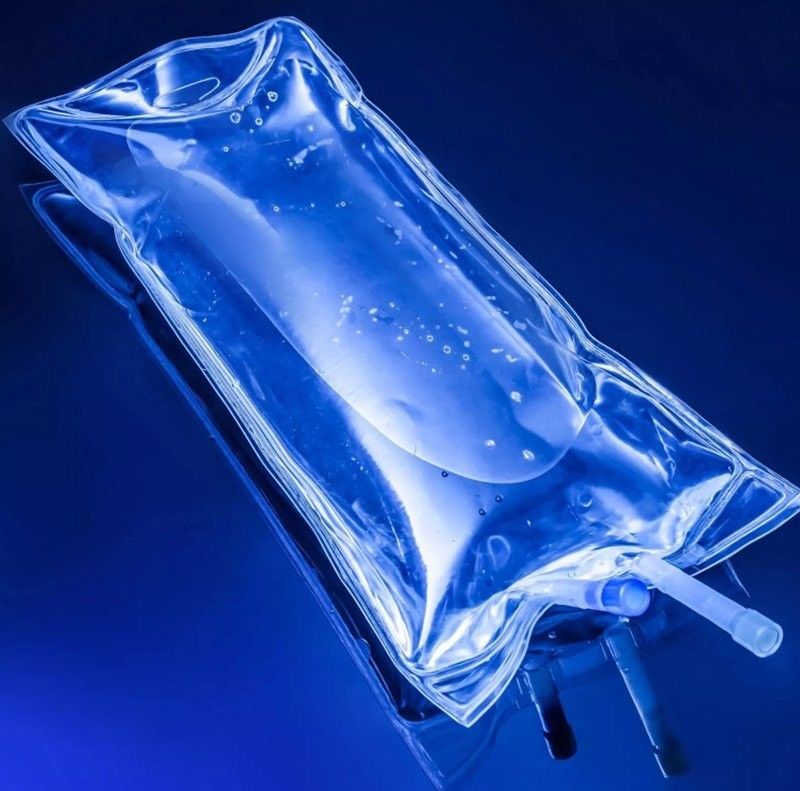 Medische infuuszakken Wegwerp PVC 100ml 250ml 1000ml 2000ml Dehpvrij IV zakken IV vloeistofoplossing zakken