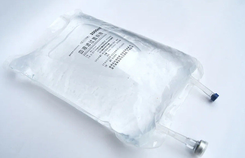 2000 ml 3000 ml 5000 ml Butterfly Dual Port Twist Off Transfusie Wegwerp PVC infusiezak voor dierenartsen