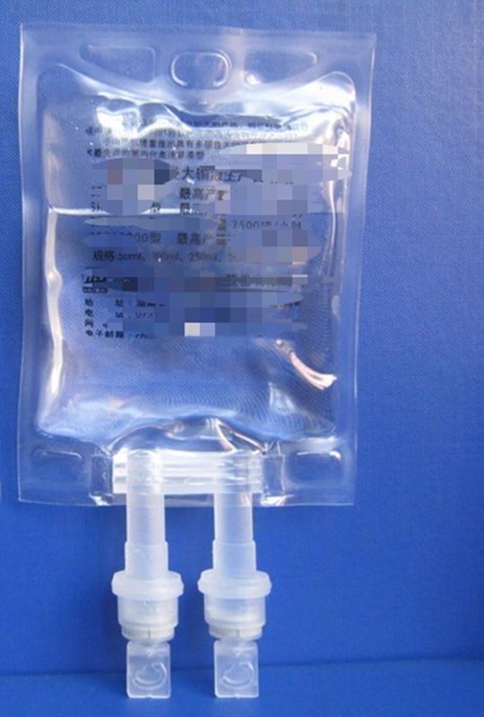 Medische 250 ml 500 ml medische druppelzak Steriele normale zoutoplossing Wegwerp niet-PVC infusiezak IV vloeistofoplossing zak