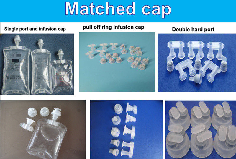 Single Port 100 ml 250 ml 500 ml 250 ml steriele water IV infusiesakken Niet-PVC infusiesakken met Euro Cap