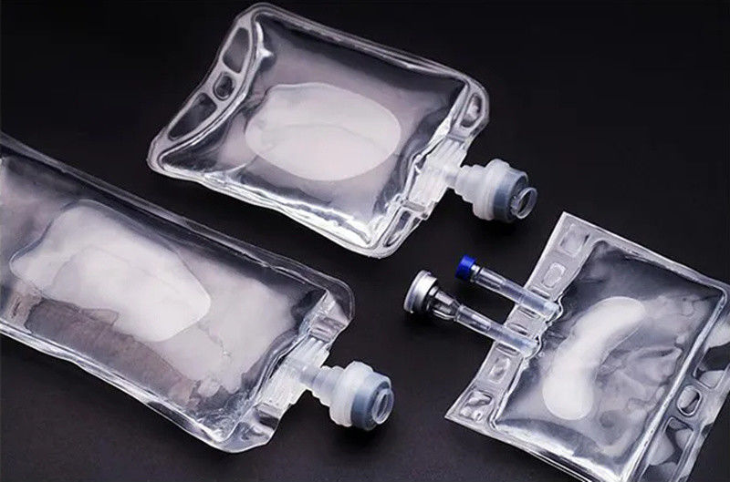 500 ml 1000 ml natriumchloride normale zoutoplossing Intravenous Single Port Non-PVC IV Fluid Bag met Euro Cap