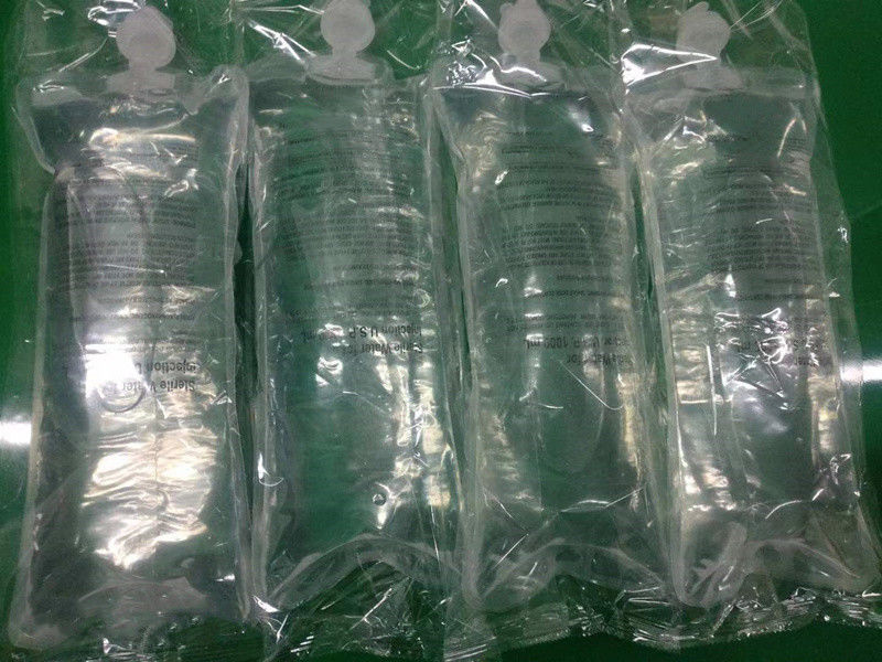 500 ml 1000 ml natriumchloride normale zoutoplossing Intravenous Single Port Non-PVC IV Fluid Bag met Euro Cap